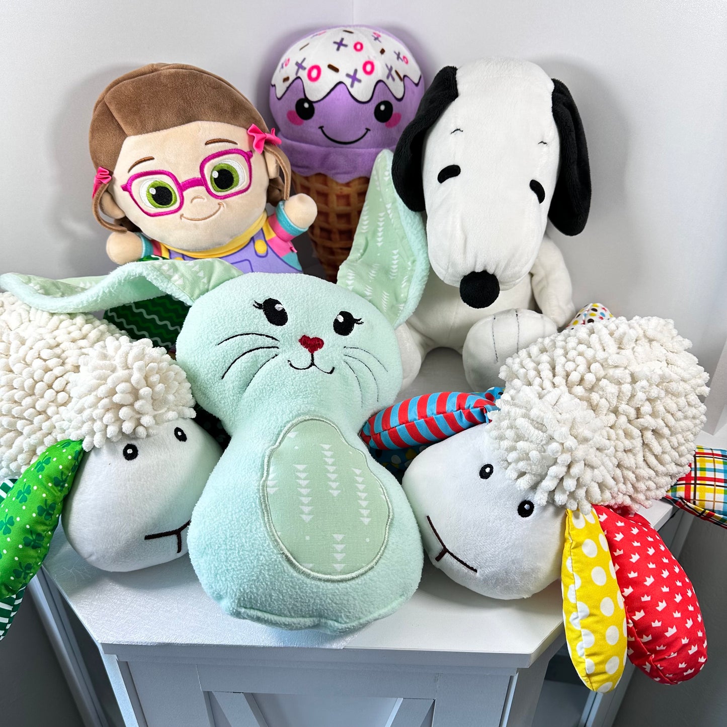 Toys Bundle Super Cute Sheep, Ice Cream, Dog, Cocomelon Toys