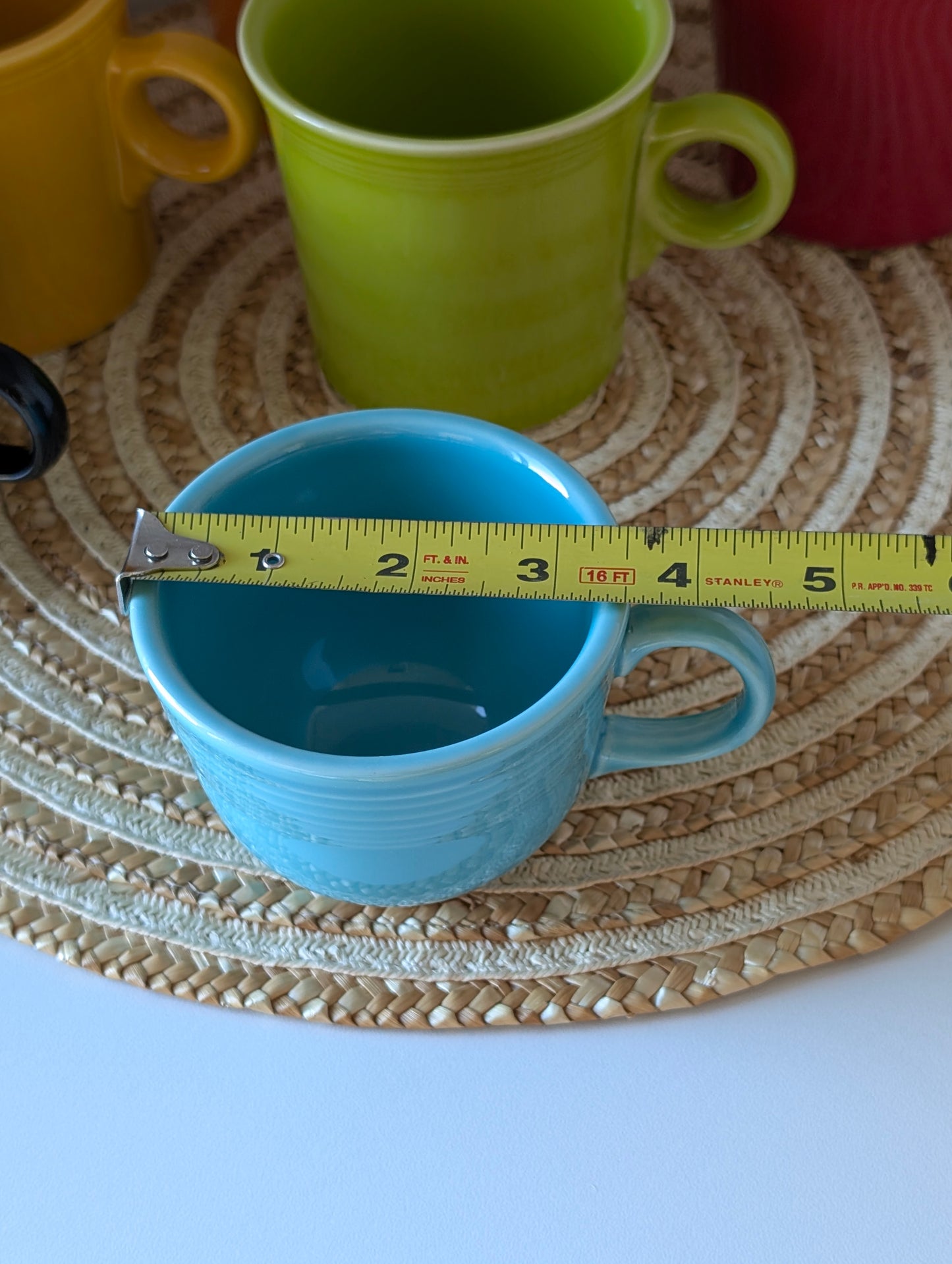 6 Pieces Colorful HLC FIESTA USA Super Cute Fiestaware.