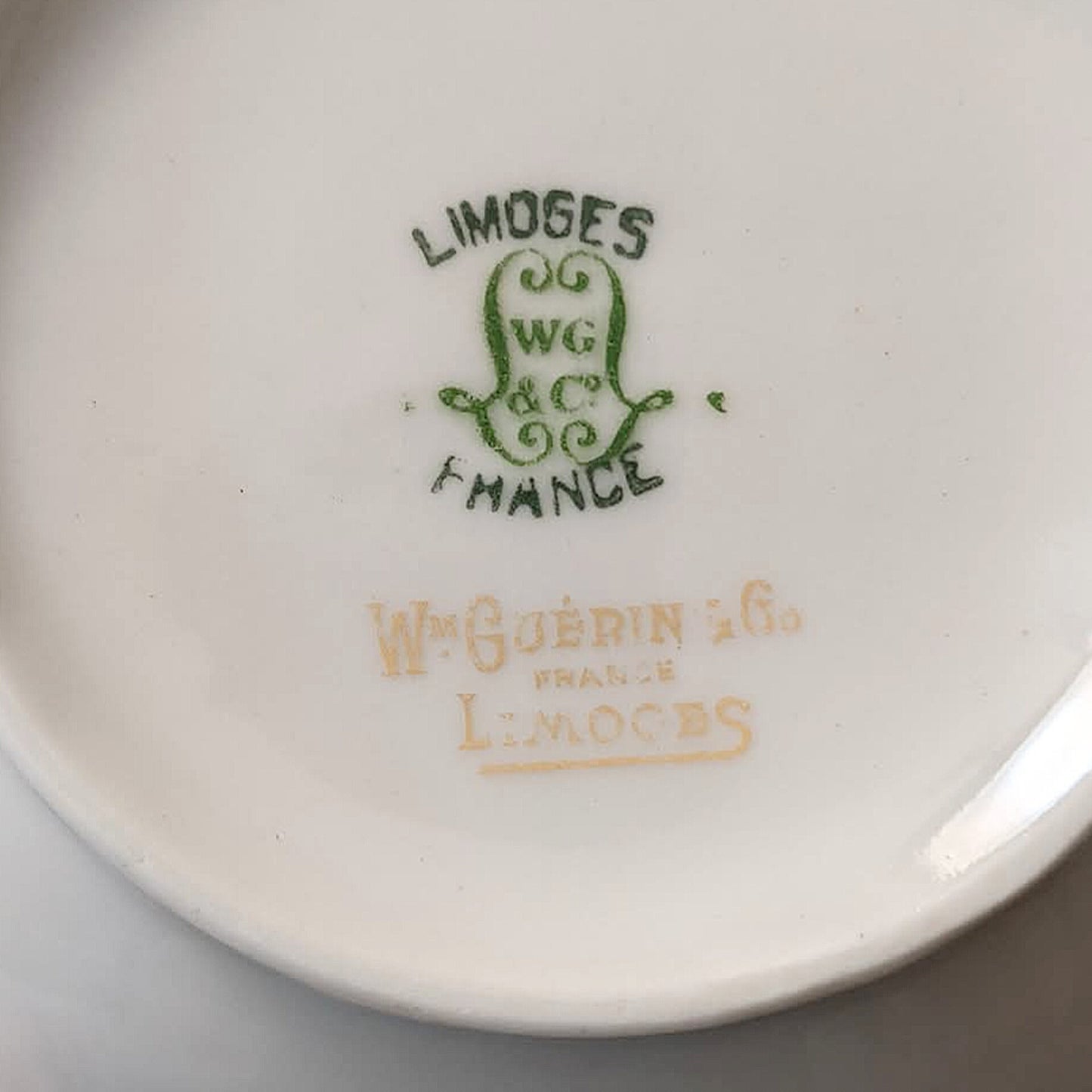 Antique Limoges W.G. & Co. 164-Piece Porcelain China Set – Gold Rim – 1900s-1932 – France