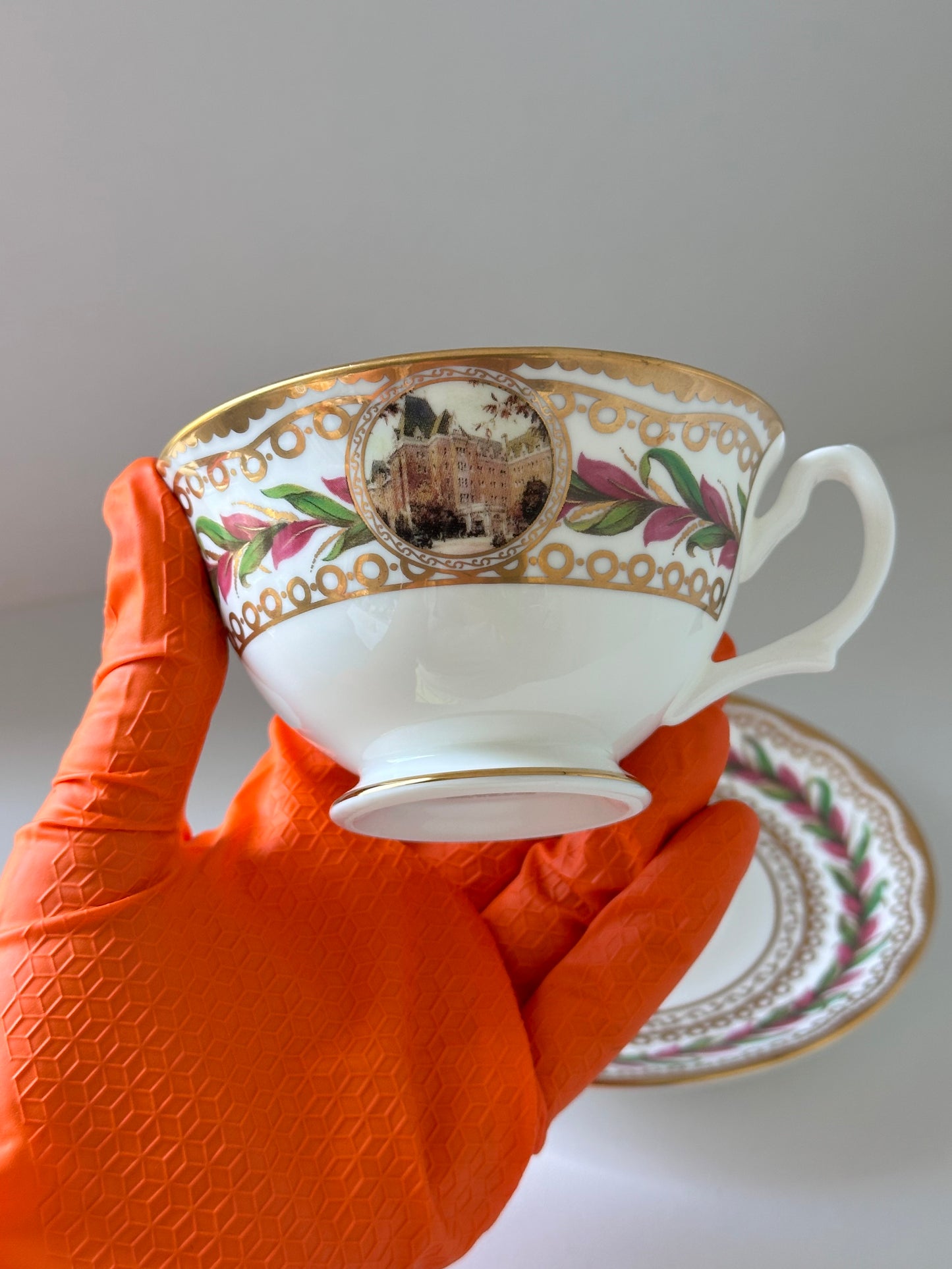 The Fairmont Empress William Edwards Teacup & Saucer Fine Bone China Made in England