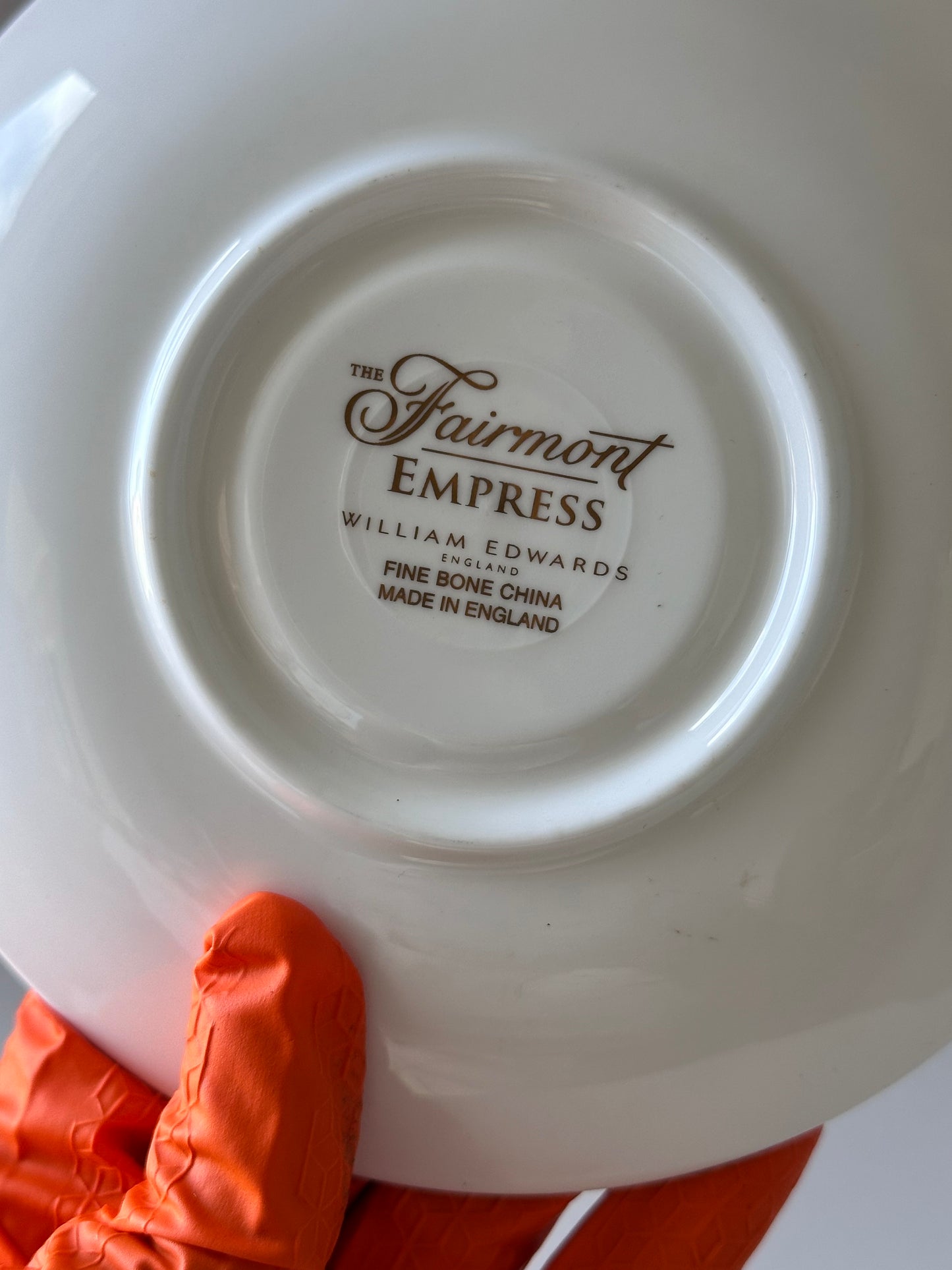 The Fairmont Empress William Edwards Teacup & Saucer Fine Bone China Made in England