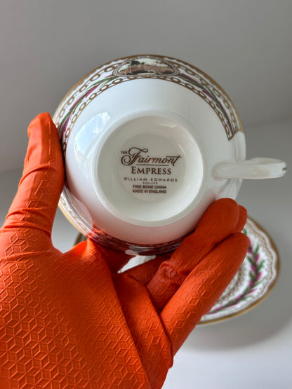The Fairmont Empress William Edwards Teacup & Saucer Fine Bone China Made in England