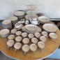 ✨ 86-Piece Hutschenreuther Revere Sylvia Platinum Trim Fine China Tableware Set
