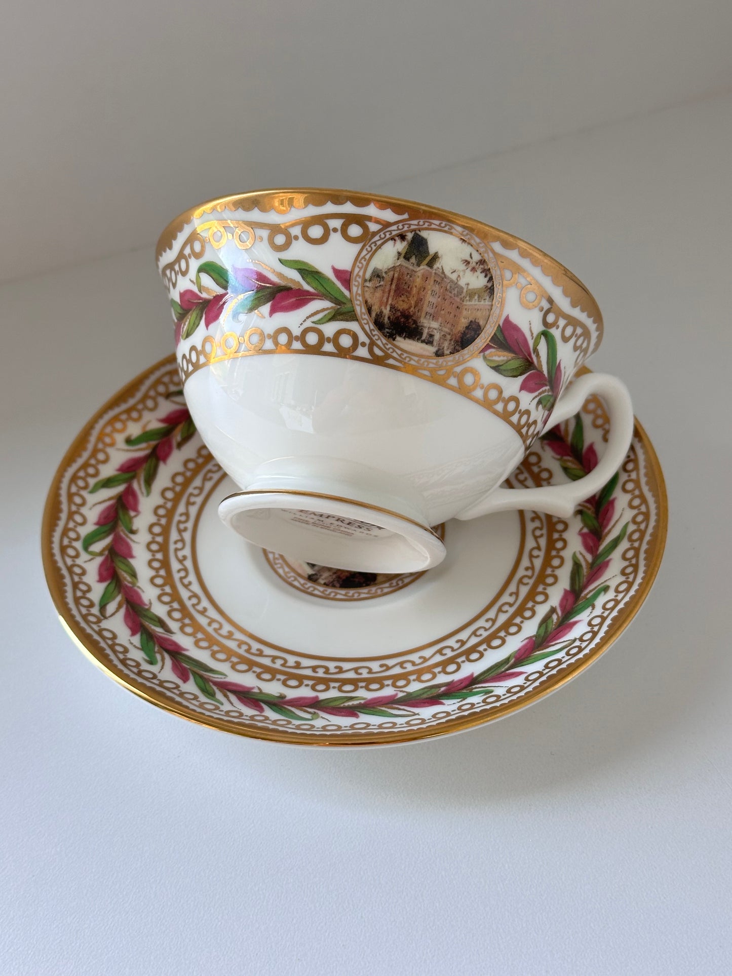 The Fairmont Empress William Edwards Teacup & Saucer Fine Bone China Made in England