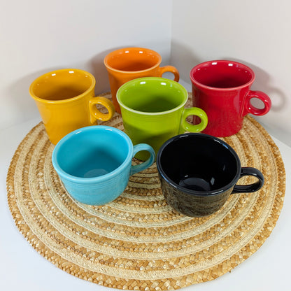 6 Pieces Colorful HLC FIESTA USA Super Cute Fiestaware.