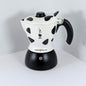 Bialetti Mukka Express Italian Made Cow Prints Cappuccino Maker Discontinued