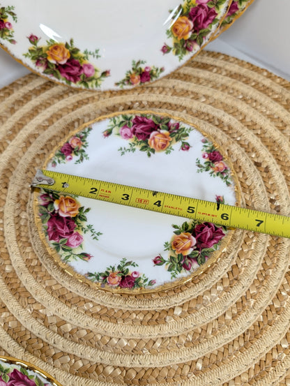 Royal Albert Old Country Roses Bone China 6 Pieces Place Setting Made In ENGLAND