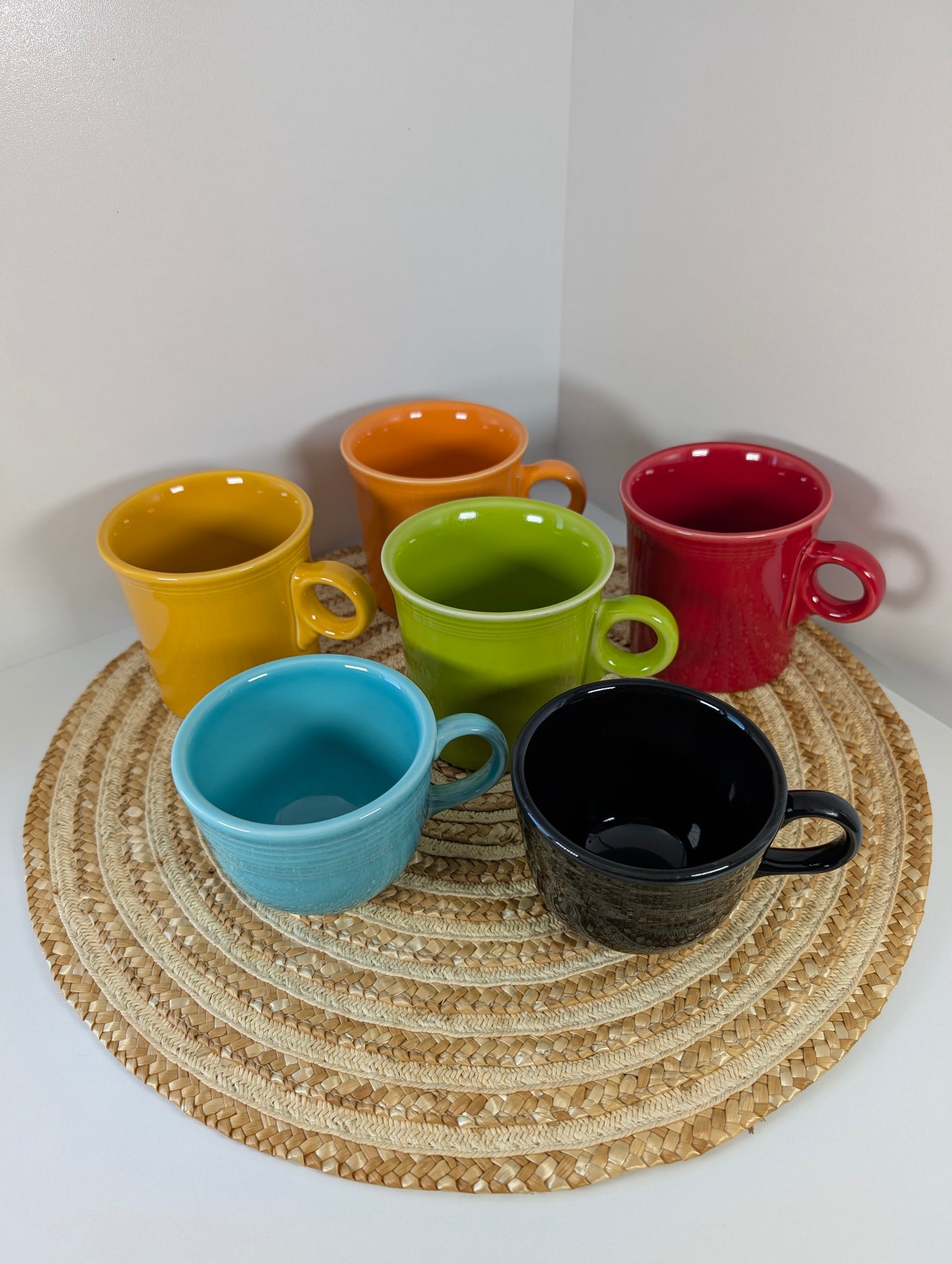 6 Pieces Colorful HLC FIESTA USA Super Cute Fiestaware.