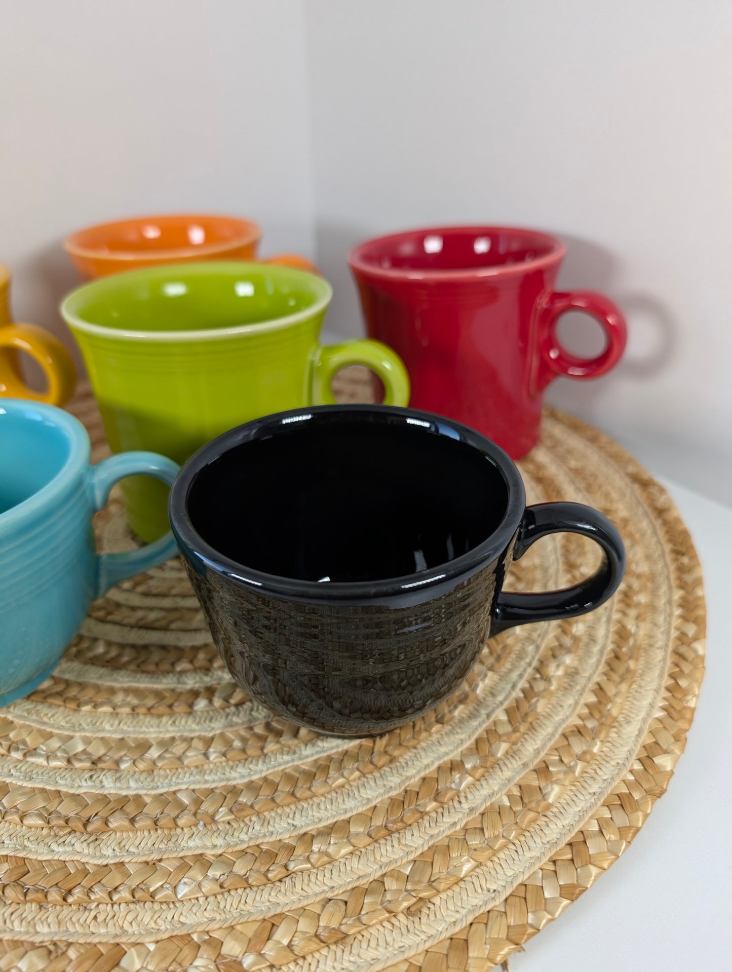 6 Pieces Colorful HLC FIESTA USA Super Cute Fiestaware.