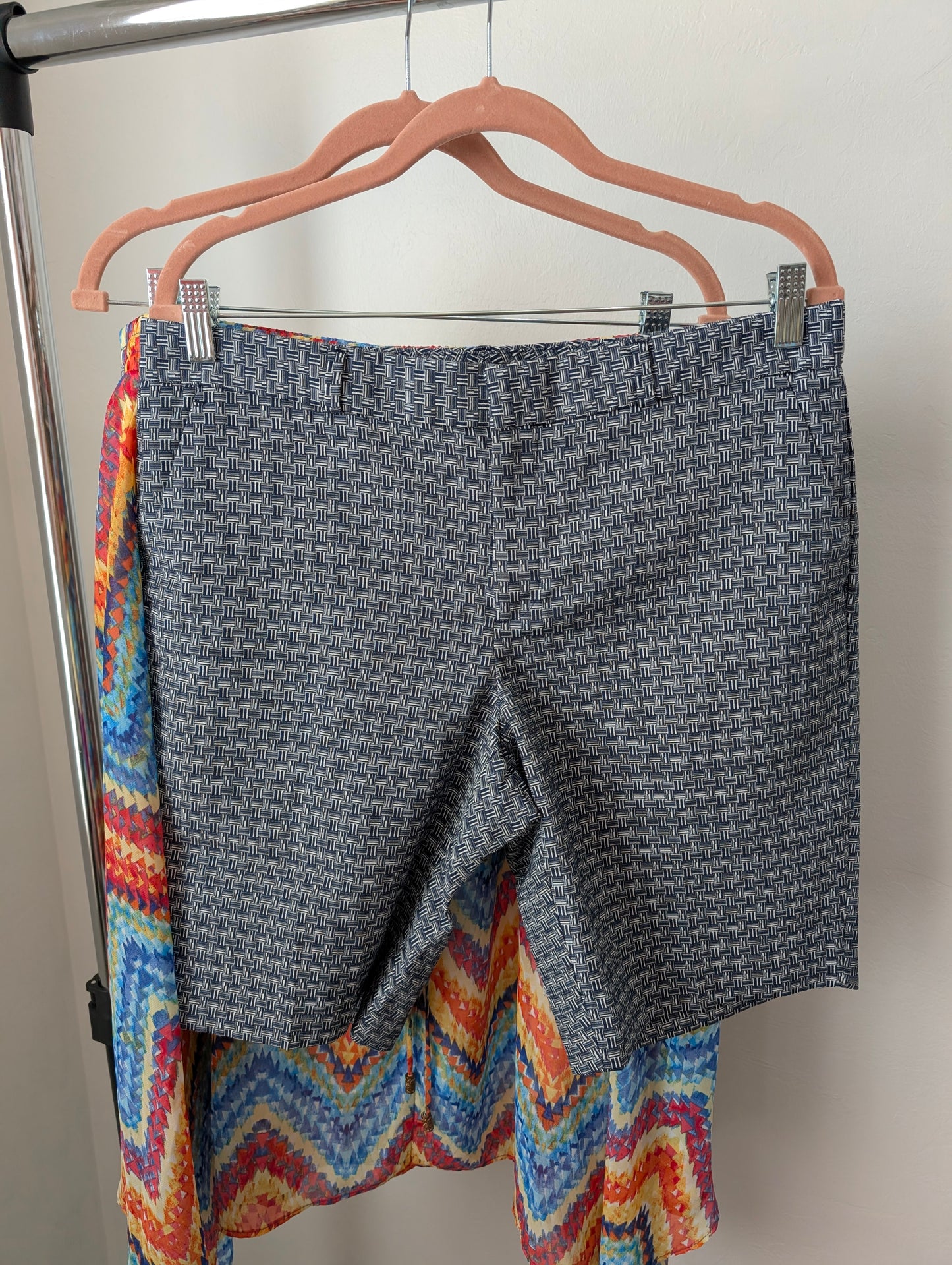 Bundle of blue Pink Shorts, Multi-Midi Skirts, Blue Swim Skorts
