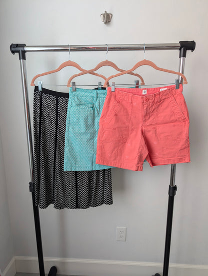 Bundle of shorts, skort, skirt. 3 pcs